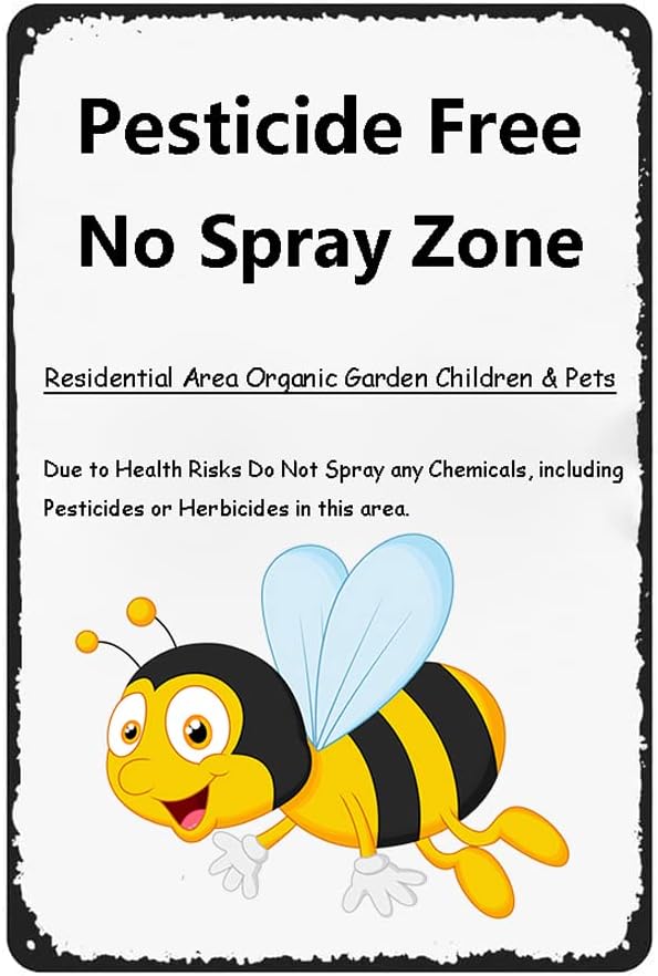 Farming Zone - Panneau de signalisation de jardin sans