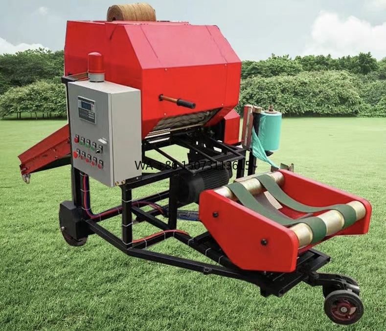 Silage Baler Machine - Presse à balles ronde électrique, emballage