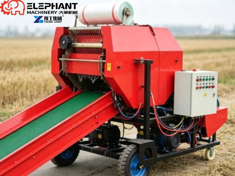 Mini-presse à balles rondes po - Silage Baler Machine avis et prix